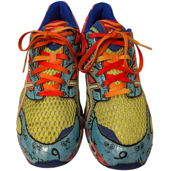 ASICS GelNoosa Tri 6 Men's Bright Colorful Trainers Streetwear 12 Rare - Picture 5 of 16